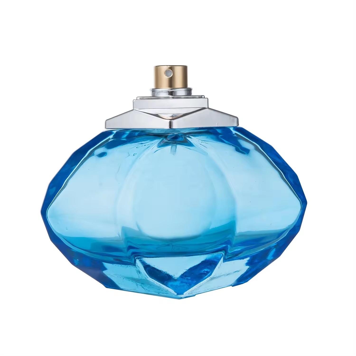 Blue Diamond Personalized Glass Perfume Bottle With Spray Pump Wholesales Glass Perfume Bottle-002.jpg